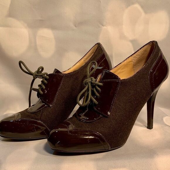 CLASSY BROWN CIRCA JOAN & DAVID LUXE TIE UP 6.5 - Picture 4 of 7